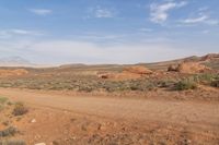 Off-Road Track in Utah Desert Sand