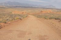 Off-Road Track in Utah Mountain Landforms 001