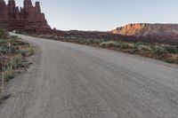 Off Road Track in Utah Red Rock Landscape 001