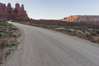 Off-Road Track in Utah's Red Rock Landscape