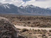 Off Road Tracks in Alabama Hills, California