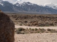 Off Road Tracks in Alabama Hills, California