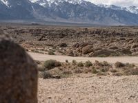 Off Road Tracks in Alabama Hills, California