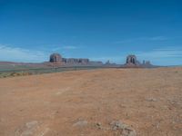 Off-Road Tracks in Monument Valley Landscape