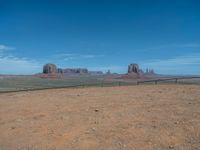 Off-Road Tracks in Monument Valley Landscape