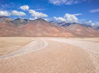 Off-Road Tracks Through Rugged Mountains