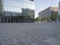 Office Building in Berlin: Clear Sky and Glass Walls