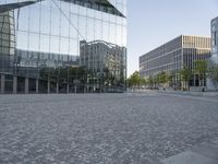 Office Building in Berlin: Clear Sky and Glass Walls