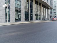 Office Building in Berlin: Storefront with Glass Wall