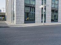 Office Building in Berlin: Storefront with Glass Wall
