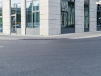 Office Building in Berlin: Storefront with Glass Wall
