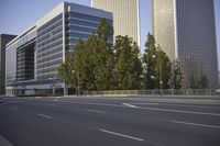 Office Building in Los Angeles: Clear Sky and Business