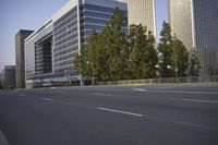 Office Building in Los Angeles: Clear Sky and Business