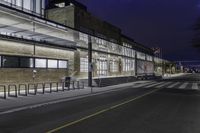 Office Building at Night: A Play of Light and Architecture