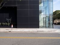 Office Building Profile with Clear Sky, California