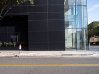 Office Building Profile with Clear Sky, California