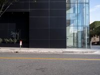 Office Building Profile with Clear Sky, California