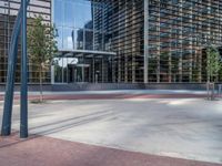 Office Buildings and Concrete Surfaces in Barcelona