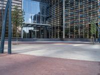 Office Buildings and Concrete Surfaces in Barcelona