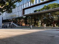 Office Buildings and Urban Roads: Los Angeles View