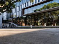 Office Buildings and Urban Roads: Los Angeles View