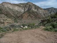 Scenic Off-Road Track in Utah: Mountain Landscape