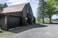 the horse barn and old building have a clock at its side as if to do not have a number on them