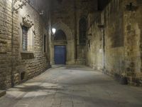 Old Town Barcelona at Night: Gothic Architecture