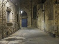 Old Town Barcelona at Night: Gothic Architecture