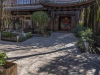 Old Town China Cityscape with Historic Architecture and Residential Buildings