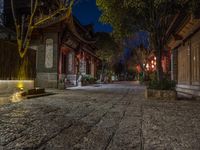 Old Town Lijiang China Cobblestone Roads 003