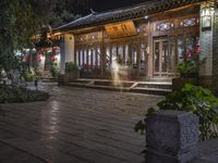 Old Town Yunnan China Night View 001