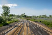 Ontario, Canada Race Track Through Green Fields