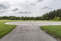 Ontario, Canada Road: A Blend of Infrastructure and Nature