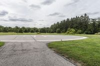 Ontario, Canada Road: A Blend of Infrastructure and Nature