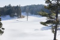 Ontario Canada Winter Mountains at High Elevation 005