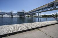 Ontario Coastal City Life at Lake Bridge