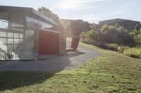 Ontario Courtyard: Sunlight and a Clear Sky