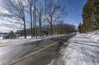 Ontario Forest Road in the Daylight