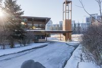 Ontario Residential Architecture in Winter