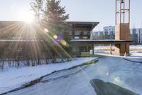 Ontario Residential Architecture in Winter