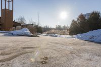 Ontario Residential Area: Winter Sunlight