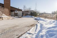 Ontario Residential Area: Winter Sunlight