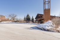 Ontario Residential Area: Winter Sunlight