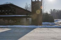 Ontario Residential Building in Winter