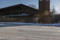 Ontario Residential Building in Winter