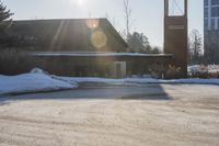 Ontario Residential Building in Winter