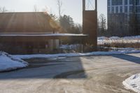 Ontario Residential Building in Winter