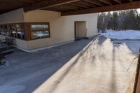 Ontario Residential Building in Winter Sunshine