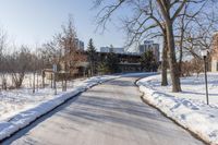 Ontario Residential Neighborhood with Clear Sky